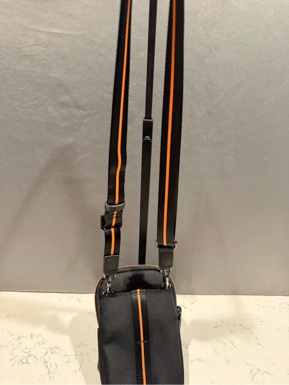 Tumi Gray Men's Compact Crossbody Pouch